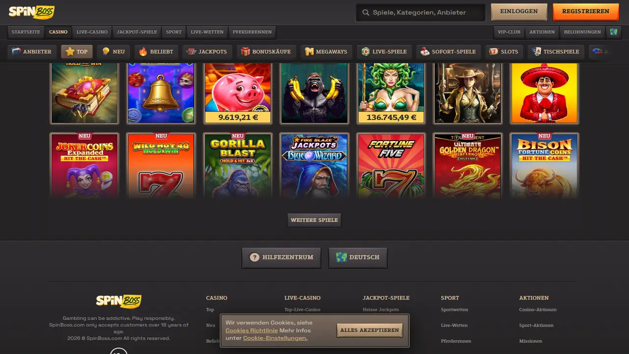 Spinboss Spielautomaten